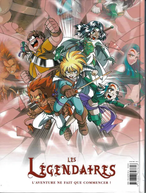 Verso de l'album Les Légendaires Tome 3 Frères ennemis