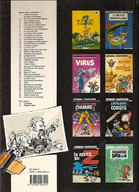 Verso de l'album Spirou et Fantasio Tome 28 Kodo le tyran