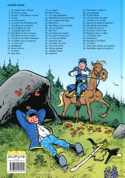Verso de l'album Les Tuniques Bleues Tome 45 Émeutes à New York