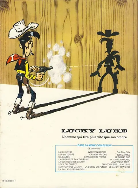 Verso de l'album Lucky Luke Tome 34 Dalton City