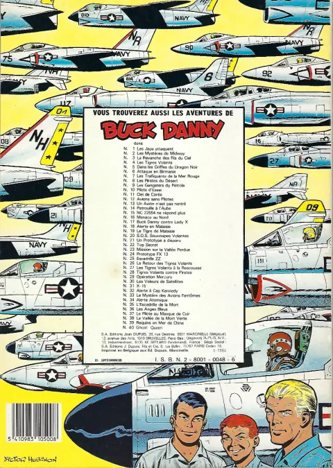 Verso de l'album Buck Danny Tome 11 Ciel de Corée