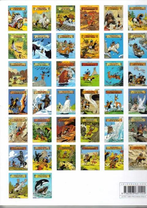Verso de l'album Yakari Tome 16 Le premier galop