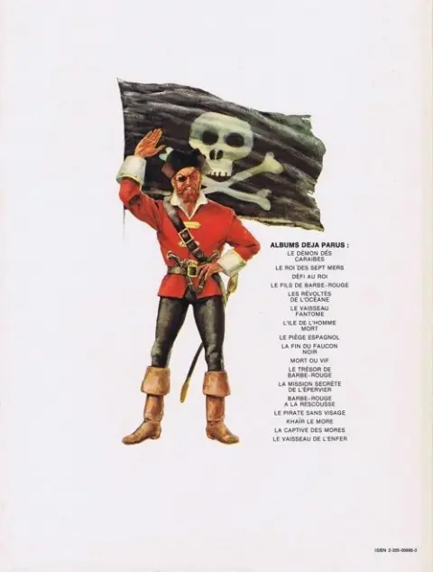 Verso de l'album Barbe-Rouge Tome 16 La captive des Mores