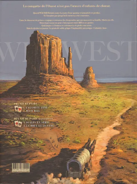 Verso de l'album Wild West Tome 2 Wild Bill