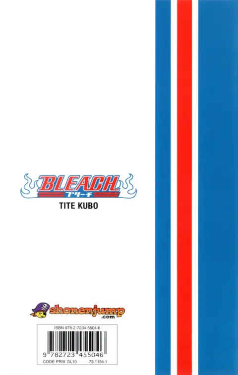 Verso de l'album Bleach Tome 18 The Deathberry Returns