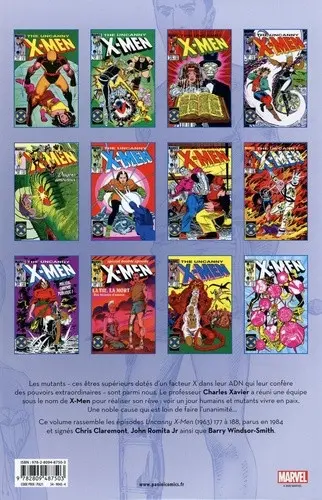 Verso de l'album X-Men L'intégrale Tome 8 1984
