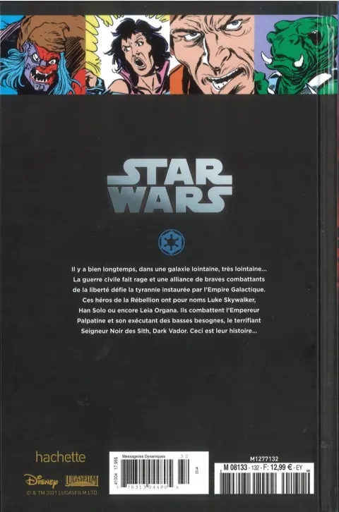Verso de l'album Star Wars - Légendes - La Collection Tome 132 Star Wars Classic - #85, #87 à #90