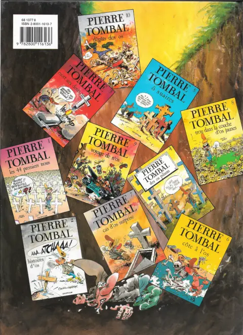 Verso de l'album Pierre Tombal Tome 5 Ô suaires