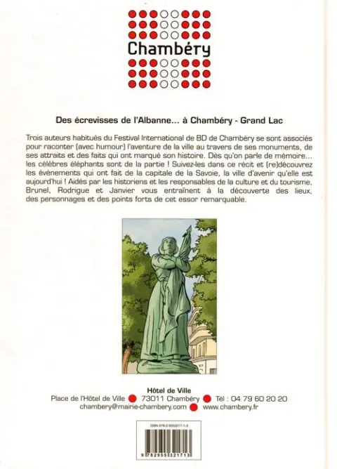 Verso de l'album Chambéry - Mémoires d'éléphants
