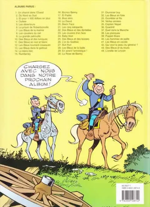 Verso de l'album Les Tuniques Bleues Tome 17 El Padre