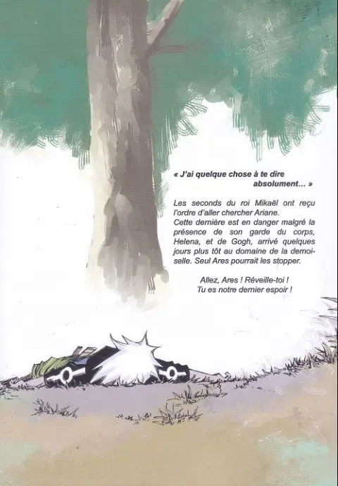 Verso de l'album Ares - The Vagrant Soldier - Le Soldat Errant 16