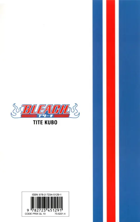 Verso de l'album Bleach Tome 11 A star and a stray dog