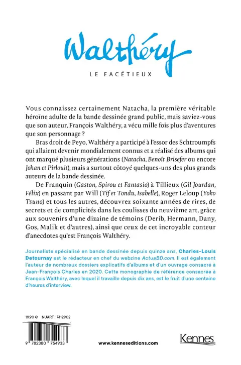 Verso de l'album Walthéry le facétieux
