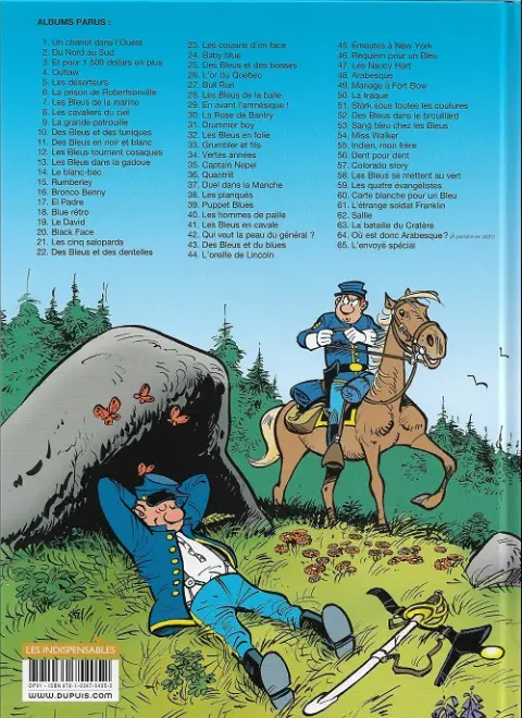 Verso de l'album Les Tuniques Bleues Tome 31 Drummer Boy