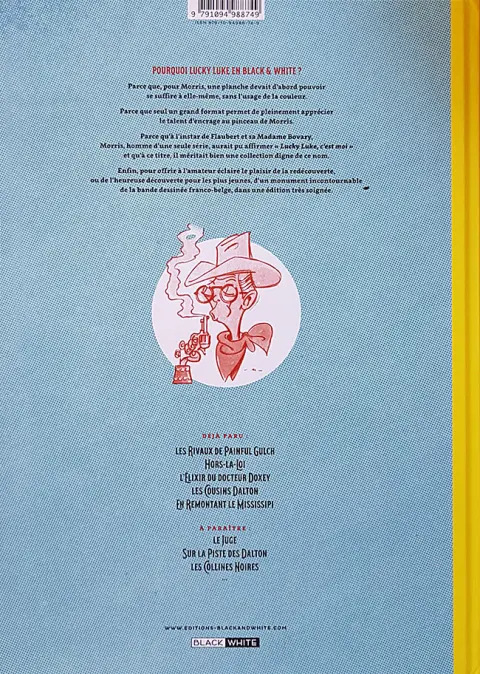 Verso de l'album Lucky Luke Tome 16 En remontant le Mississipi