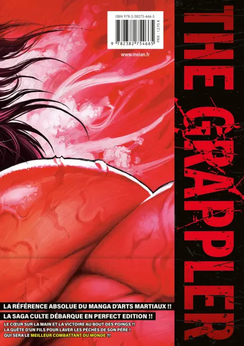 Verso de l'album Baki The Grappler - Perfect Edition 1