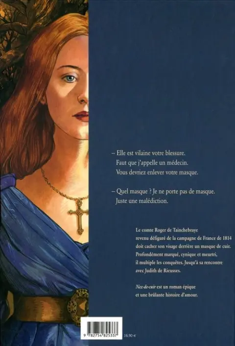 Verso de l'album Nez de Cuir