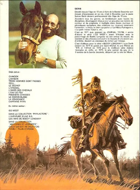 Verso de l'album Buddy Longway Tome 11 La vengeance