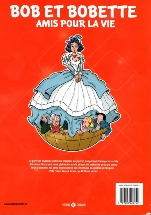 Verso de l'album Bob et Bobette Tome 363 Le marquis maboule