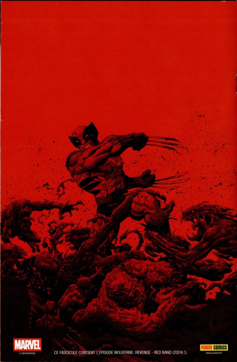Verso de l'album Wolverine : Vengeance Tome 5 Red Band