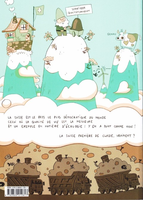 Verso de l'album L'illusion Helvétique Tome 1