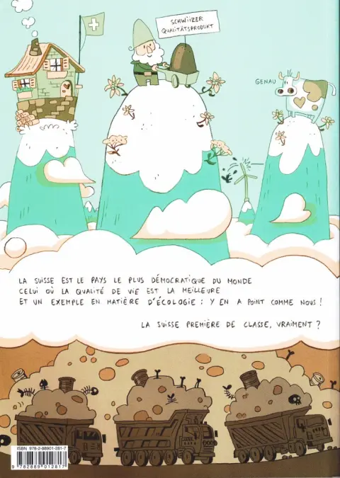 Verso de l'album L'illusion Helvétique Tome 1