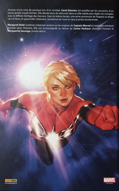 Verso de l'album Captain Marvel : La Vie de Captain Marvel