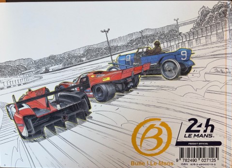 Verso de l'album 24 Heures du Mans un siècle de victoire