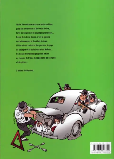 Verso de l'album Cosa Nostra Tome 2 La Mano Nera