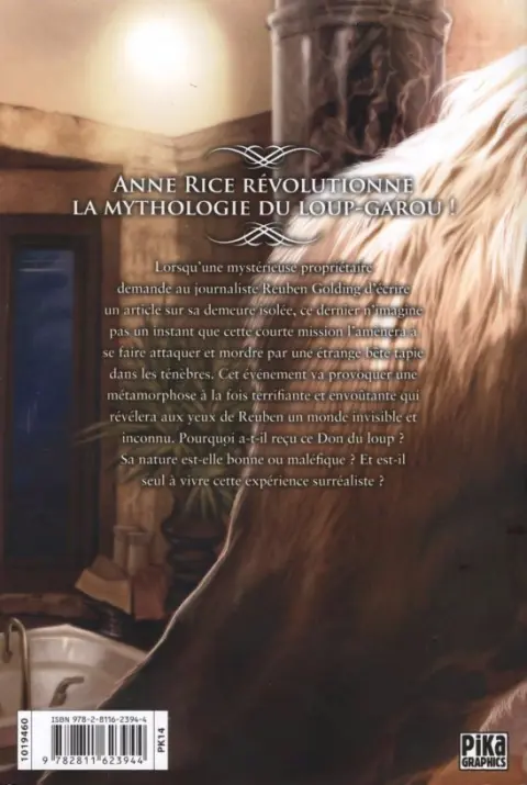 Verso de l'album Le Don du loup