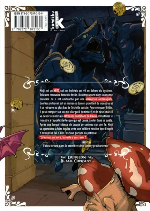 Verso de l'album The Dungeon of Black Company 2