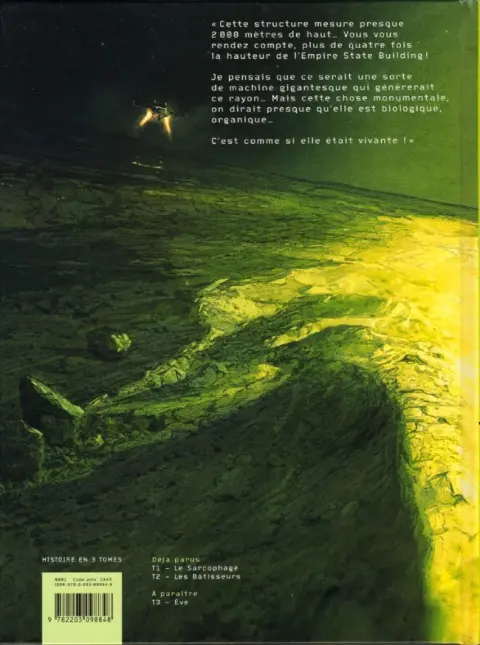 Verso de l'album Eternum Tome 2 Les Bâtisseurs