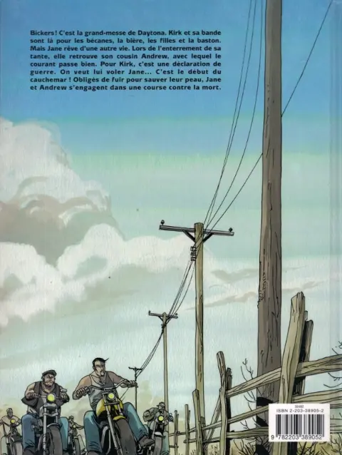 Verso de l'album Jane Tome 1