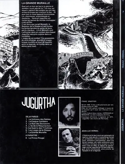 Verso de l'album Jugurtha Tome 7 La grande muraille
