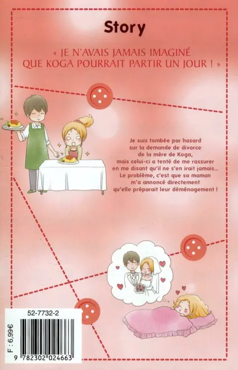 Verso de l'album Kokoro button 7