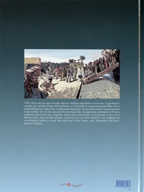 Verso de l'album Lady McLeod Tome 2 Le tombeau d'Abusir