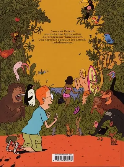Verso de l'album Laura et Patrick Tome 1 Les jeunes de la Jungle