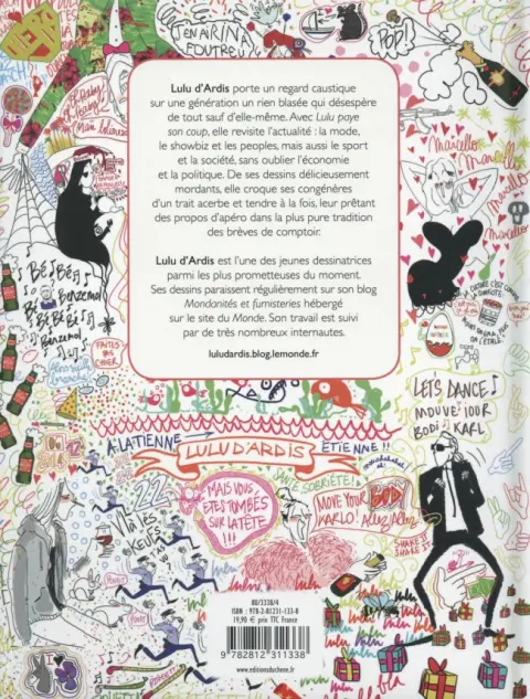 Verso de l'album Lulu paye son coup