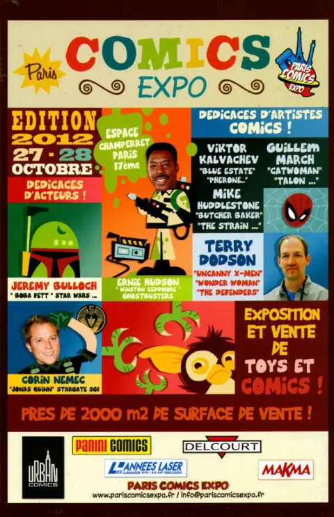 Verso de l'album Marvel Universe Tome 4 Annihilators 2/2