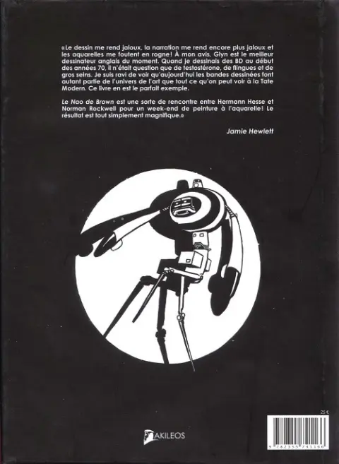 Verso de l'album Le Nao de Brown