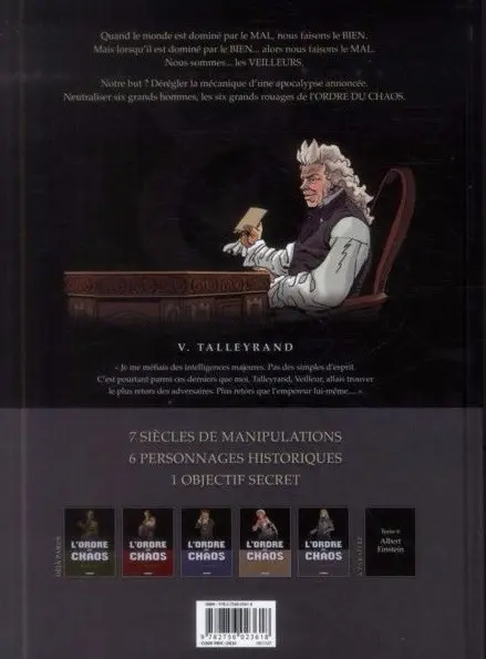 Verso de l'album L'Ordre du chaos V Talleyrand