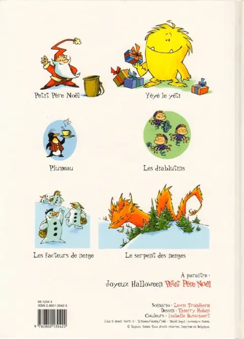 Verso de l'album Petit Père Noël Tome 1 Bonjour Petit Père Noël