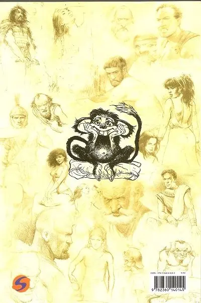 Verso de l'album Carnet d'auteur Philippe Delaby
