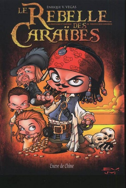Couverture de l'album Le Rebelle des Caraïbes Pastiche et parodie de Pirates des Caraïbes