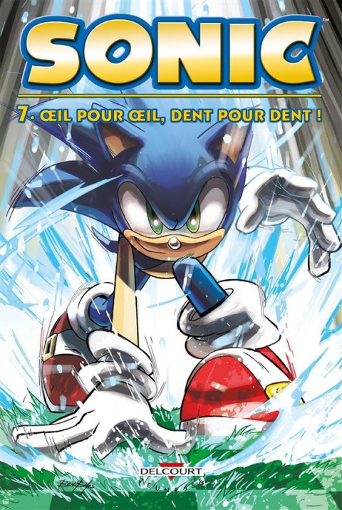 Couverture de l'album Sonic Tome 7 Œil pour œil, dent pour dent !