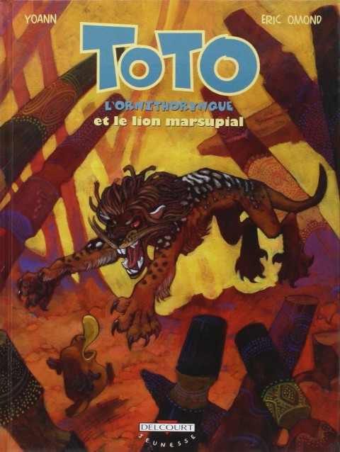 Couverture de l'album Toto l'ornithorynque Tome 7 Toto l'ornithorynque et le lion marsupial