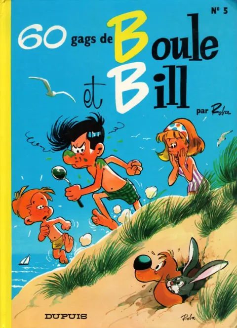 Couverture de l'album Boule & Bill Tome 5 60 gags de Boule et Bill