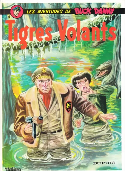 Couverture de l'album Buck Danny Tome 4 Tigres Volants