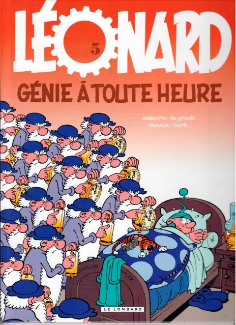 Couverture de l'album Léonard Tome 5 Génie à toute heure