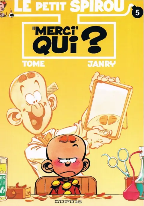 Couverture de l'album Le Petit Spirou Tome 5 Merci qui ?